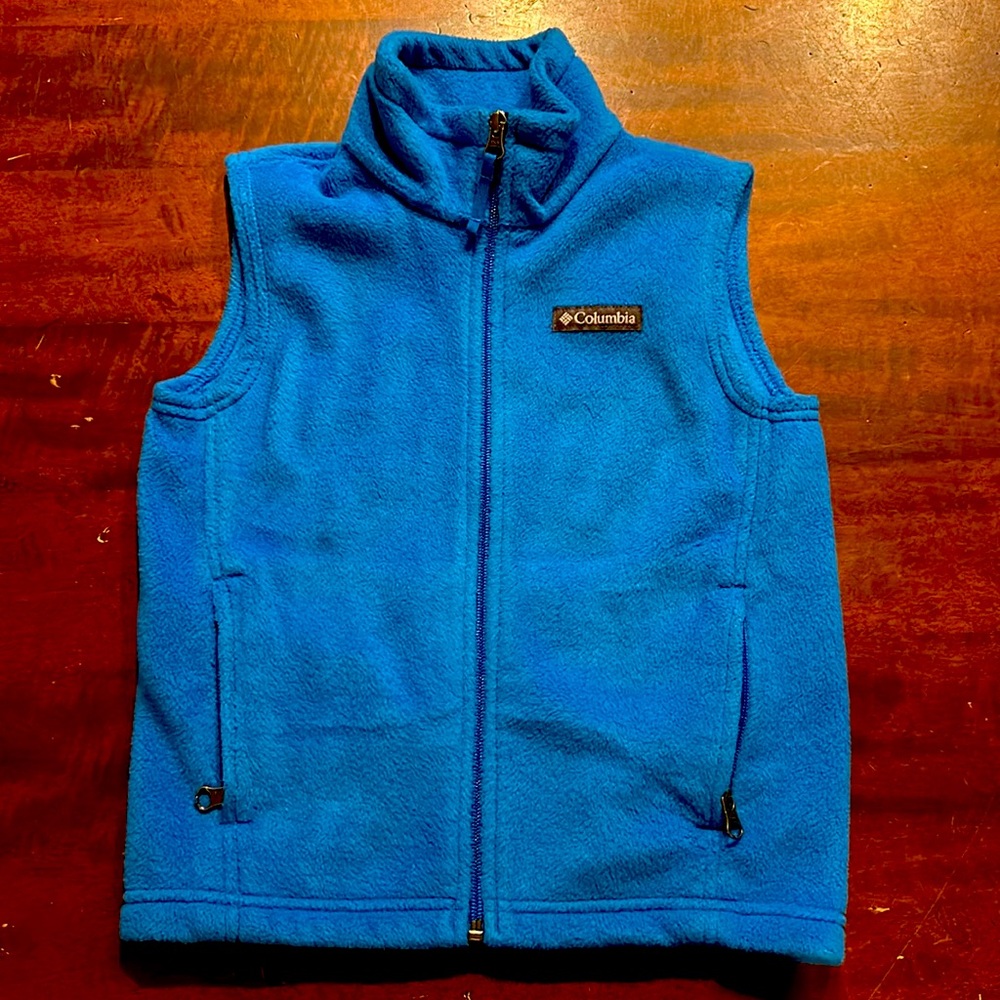 Boys mint condition 6/7 Columbia fleece vest